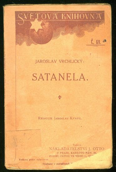 Satanela - Vrchlicky Jaroslav | antikvariat - detail knihy
