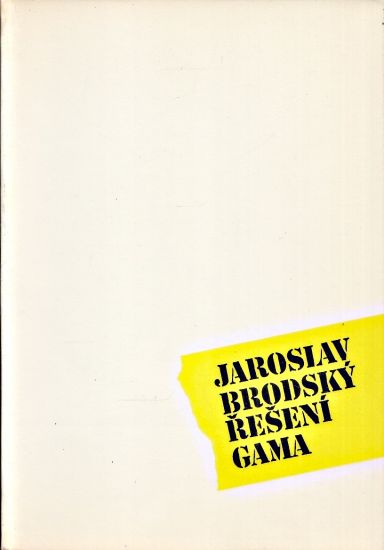 Reseni gama - Brodsky Jaroslav | antikvariat - detail knihy