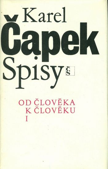 Od cloveka k cloveku - Capek Karel | antikvariat - detail knihy