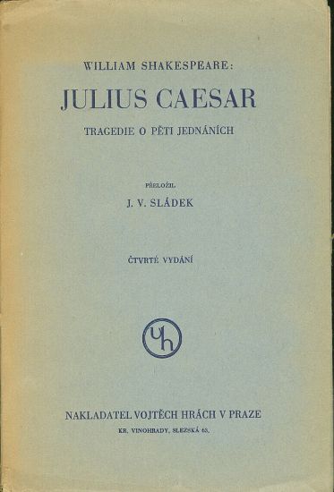 Julius Caesar  Tragedie o peti jednanich - Shakespeare William | antikvariat - detail knihy