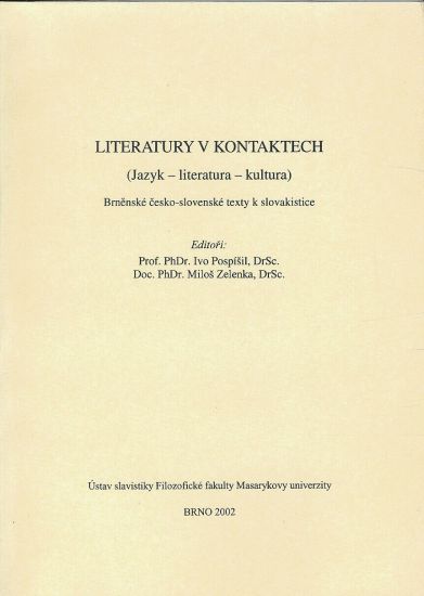 Literatura v kontaktech - Pospisil  Zelenka | antikvariat - detail knihy