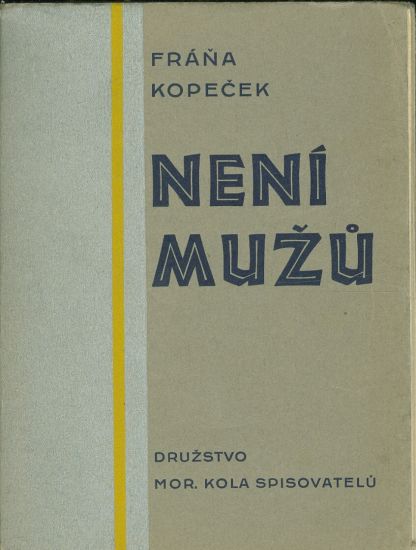 Neni muzu  Rozmarne povidky - Kopecek Frana | antikvariat - detail knihy