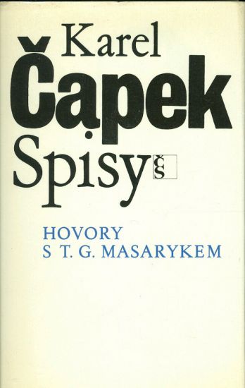 Hovory s T G Masarykem - Capek Karel | antikvariat - detail knihy