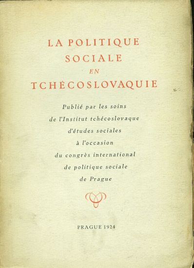 La Politique sociale en Tchecoslovaquie | antikvariat - detail knihy