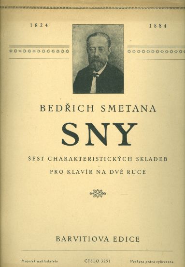 Sny  Sest charakteristickych skladeb pro klavir na dve ruce - Smetana Bedrich | antikvariat - detail knihy