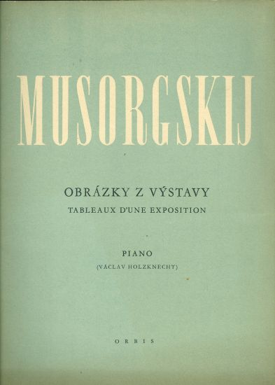Obrazky z vystavy  Piano - Musorgskij | antikvariat - detail knihy