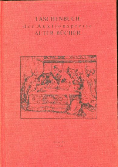Taschenbuch der Auktionspreise Alter Bucher | antikvariat - detail knihy