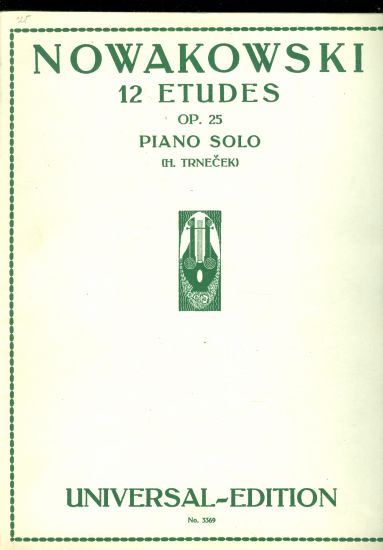 12 Etudes op 25 piano solo - Nowakowski Joseph | antikvariat - detail knihy