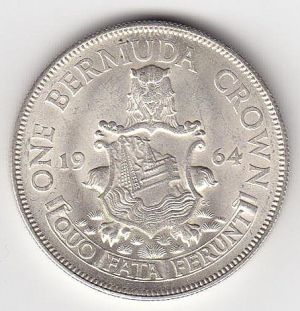 Crown 1964 Bermudy Elizabeth II - B6826 | antikvariat - detail numismatiky