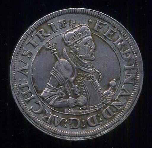 Tolar bl Tyrolsko ArcivFerdinand - A8718 | antikvariat - detail numismatiky