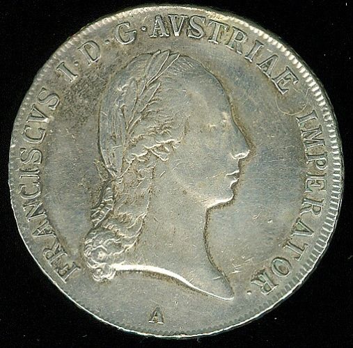 Tolar 1823 A Rakousko Frantisek II - A8899 | antikvariat - detail numismatiky