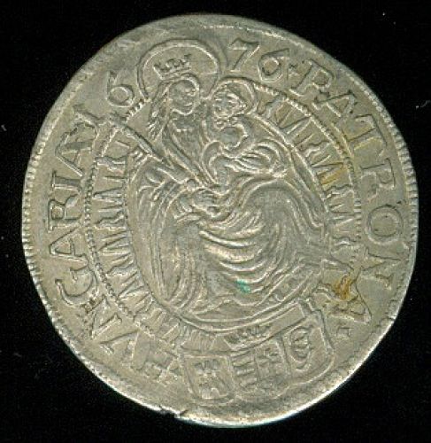 VI Krejcar 1676 Uhry Leopold I - A8914 | antikvariat - detail numismatiky