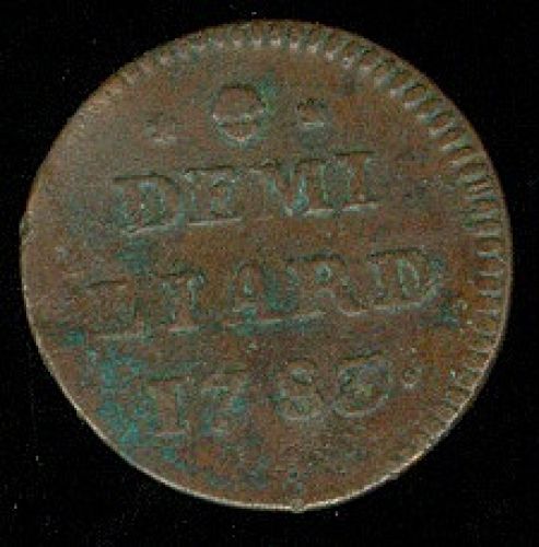 12 Liard 1783 pro Lucembursko - A8919 | antikvariat - detail numismatiky