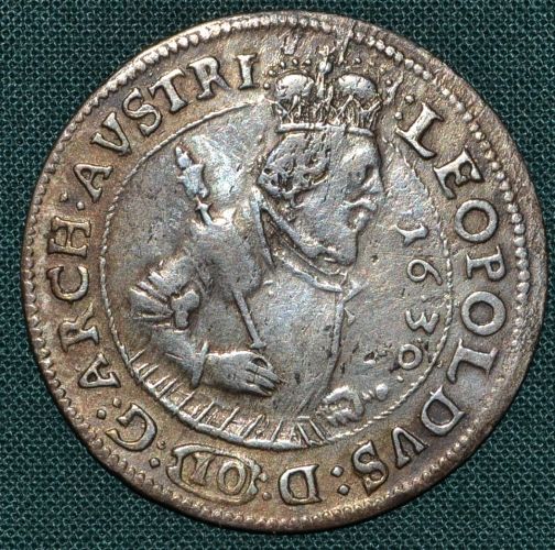 10 Krejcar 1630 Tyrolsko ArcivLeopold - A9007 | antikvariat - detail numismatiky