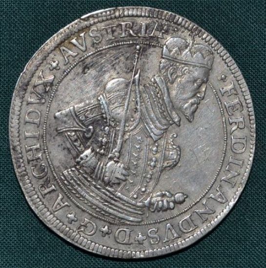 Tolar bl mincovna Hall Tyrolsko Arciv Ferdinand - B8719 | antikvariat - detail numismatiky