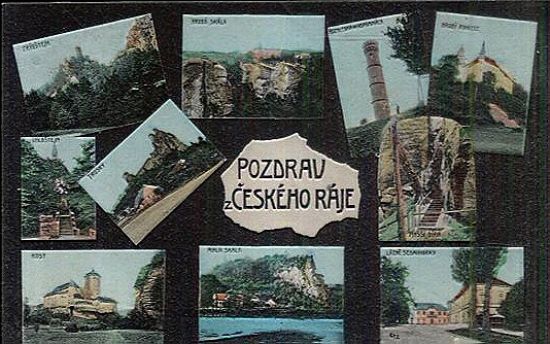 Pozdrav z Ceskeho Raje | antikvariat - detail pohlednice