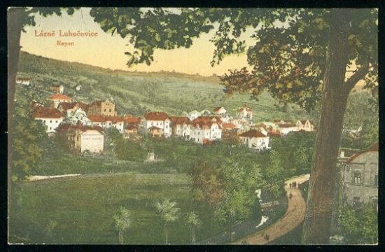 Lazne Luhacovice | antikvariat - detail pohlednice
