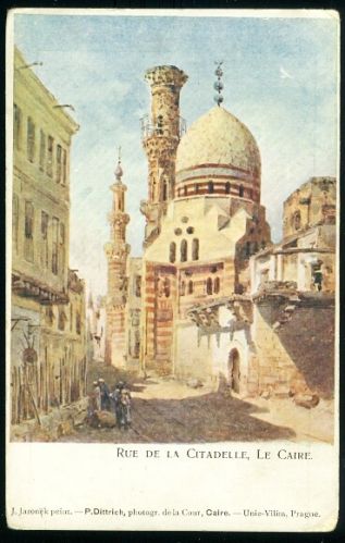 Rue de La Citadelle Le Caire | antikvariat - detail pohlednice