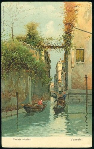Venezia  Canale Albrizzi | antikvariat - detail pohlednice