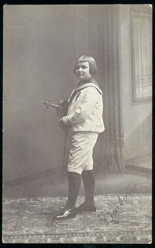 Pepa Barton  virtuos na housle | antikvariat - detail pohlednice