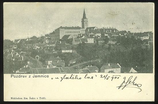 Pozdrav z Jemnice | antikvariat - detail pohlednice