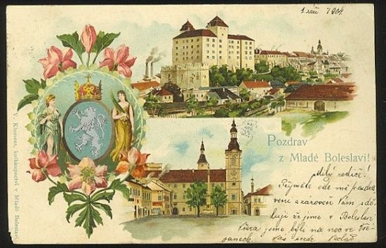 Pozdrav z Mlade Boleslavi | antikvariat - detail pohlednice