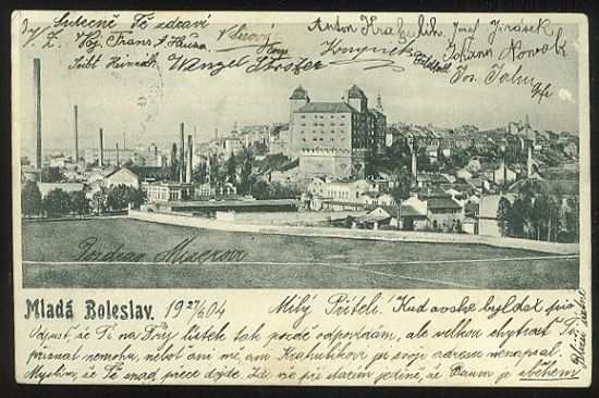 Mlada Boleslav | antikvariat - detail pohlednice