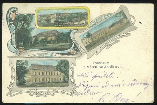 Pozdrav z Vetrneho Jenikova | antikvariat - detail pohlednice