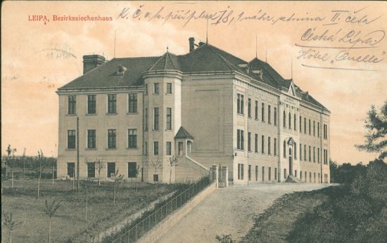 Leipa Bezirkssiechenhaus Ceska Lipa | antikvariat - detail pohlednice