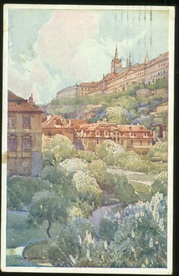 Furstenbergska zahrada  Jaroslav Setelik | antikvariat - detail pohlednice