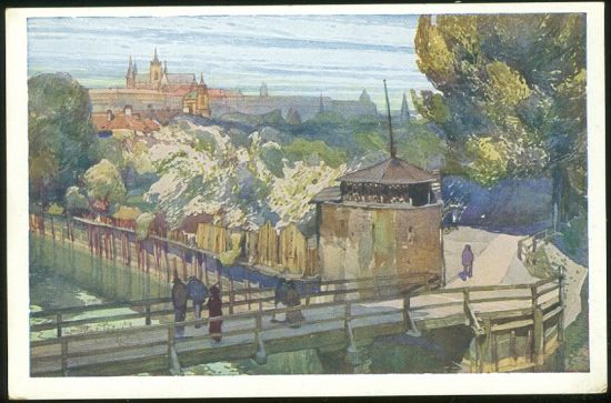 Praha  Zbrojnice na Kampe  J Setelik | antikvariat - detail pohlednice