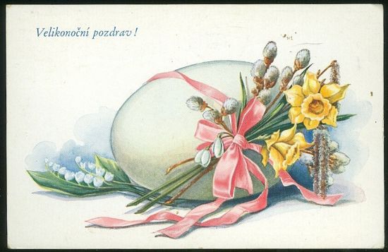 Velikonocni pozdrav | antikvariat - detail pohlednice