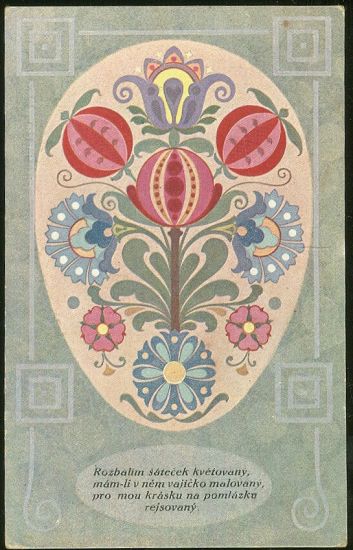 Velikonocni pozdrav | antikvariat - detail pohlednice