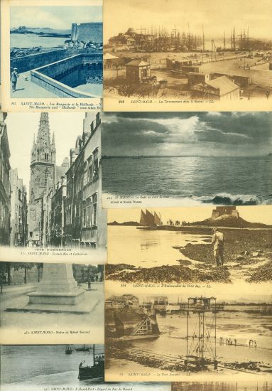 Saint  Malo  15 ks pohlednic | antikvariat - detail pohlednice