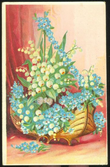 Konvalinky | antikvariat - detail pohlednice