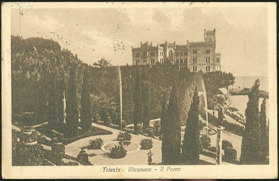Trieste  Miramere | antikvariat - detail pohlednice