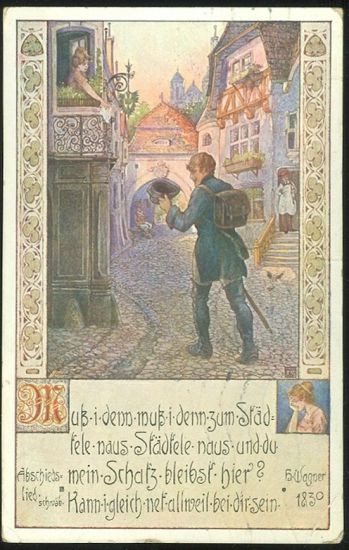 Nemecky popevek | antikvariat - detail pohlednice