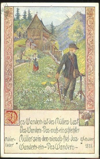 Nemecky popevek | antikvariat - detail pohlednice