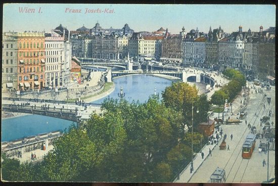 Wien I Franz Josefs  Kai | antikvariat - detail pohlednice