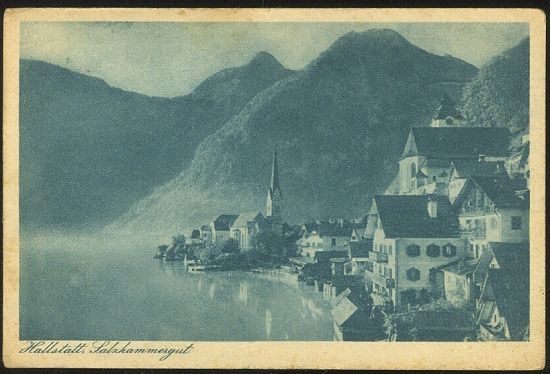 Hallstatt | antikvariat - detail pohlednice