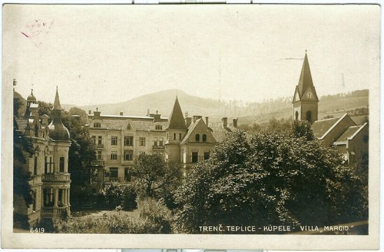 Trenc Teplice | antikvariat - detail pohlednice