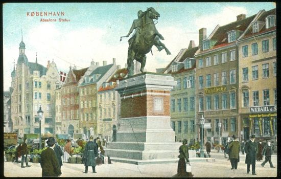 Kobenhavn | antikvariat - detail pohlednice