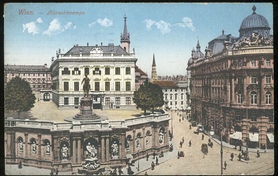 Wien  Albrechtsrampa | antikvariat - detail pohlednice