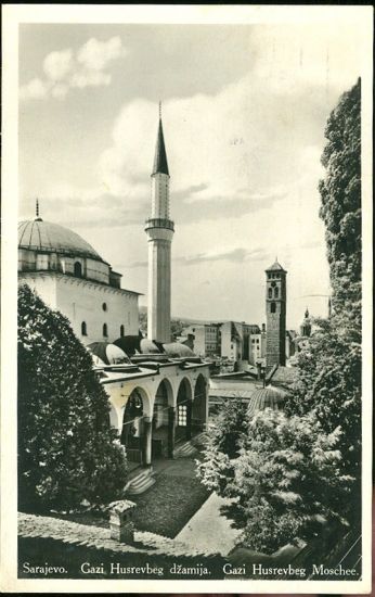 Sarajevo | antikvariat - detail pohlednice
