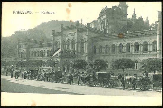 Karlsbad  Kurhaus | antikvariat - detail pohlednice