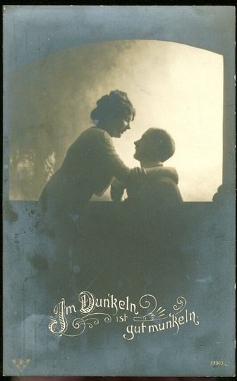 Im Dunkeln ist gut munkeln | antikvariat - detail pohlednice