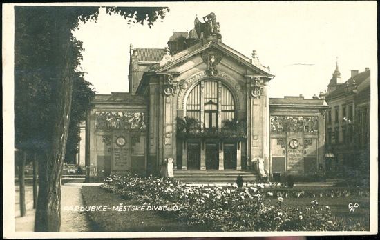 Pardubice  Mestske divalo | antikvariat - detail pohlednice