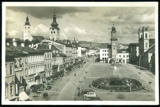 Banska Bystrica  Masarykovo namestie | antikvariat - detail pohlednice