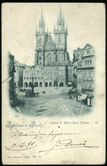 Pozdrav z Prahy | antikvariat - detail pohlednice