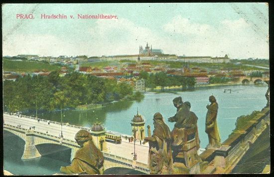 Prag Hradschin | antikvariat - detail pohlednice